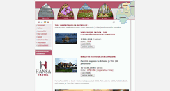 Desktop Screenshot of hansatravel.ee